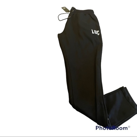 𝅺LUC let us create black sweat joggers
